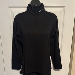 Phenix | Black Quarter-Zip Pullover Sweater - Women’s 6